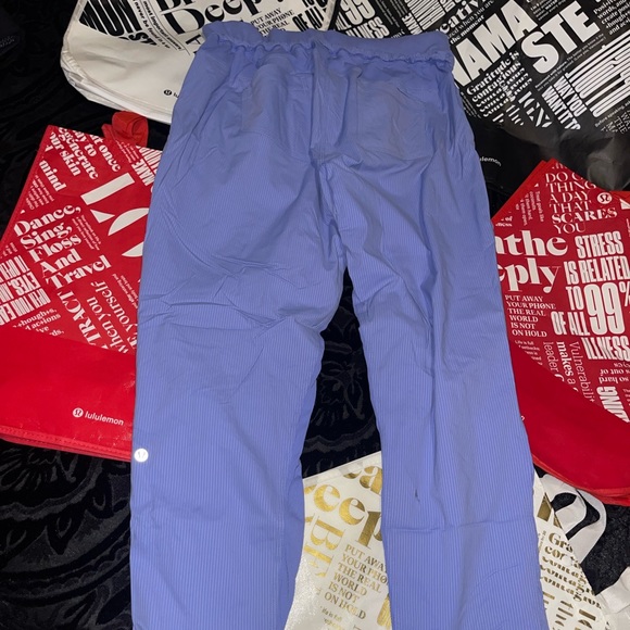 Lululemon Street To Studio Pants. Periwinkle/Lullaby. Sz 12 - Picture 8 of 15